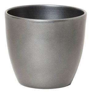 Pot Boule Metallic Grijs 17.5 cm