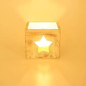 Extra photo for wooden star candle holder