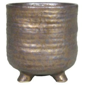 Pot Togo sur pieds bronze 14 cm