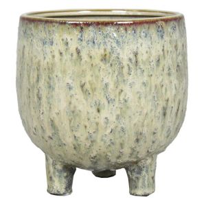 15.320 Pot op voet sierra creme 15 cm