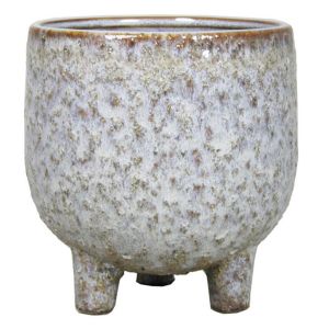 15.342 Pot op voet sierra living grijs 15 cm