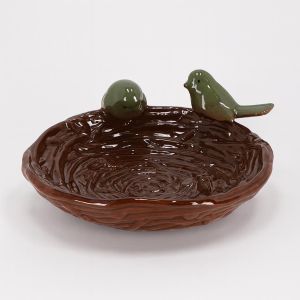 FB560 Keramiek nestvormig vogelbad Studio