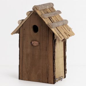 NK07 Nestkast koolmees rieten dak Studio