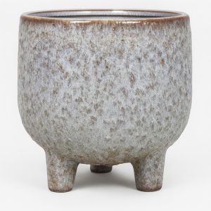 15.343 Pot op voet sierra living grijs 18.5 cm Studio