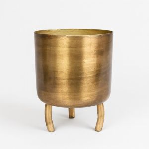 20203 dobra pot oud goud metaal 10x12cm Studio