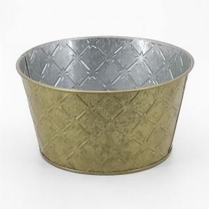 Metallic schaal Ø 17 cm Studio White